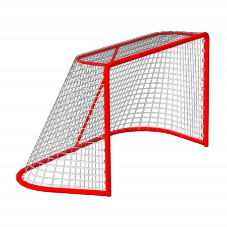 Купить Сетка хоккейная на ворота 1,22мх1,83мх0,5мх1,15м, нить 3,5 мм, узловая в Демидове 