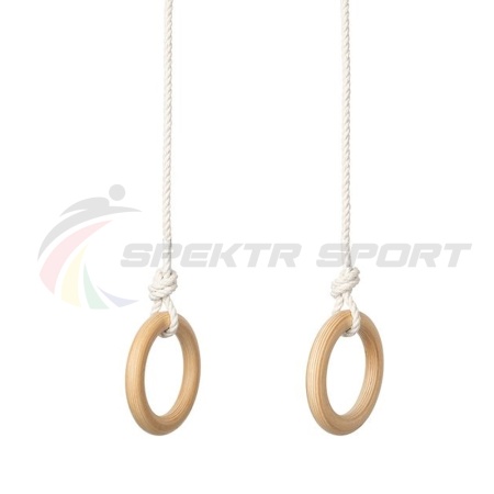 Купить Кольца гимнастические деревянные (фанера 18 мм, покрытие: эмаль, лак или пропитка) в Демидове 