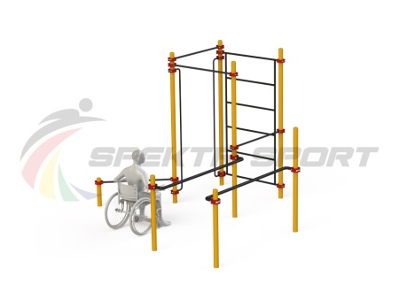 Купить Спортивный комплекс для инвалидов-колясочников WRK-D18_76mm в Демидове 