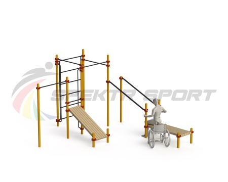 Купить Спортивный комплекс для инвалидов-колясочников WRK-D20_76mm в Демидове 